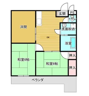 エスポワール神辺【2階】の間取り