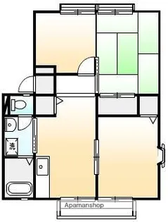 サンビレッジローズ C【201号室】の間取り