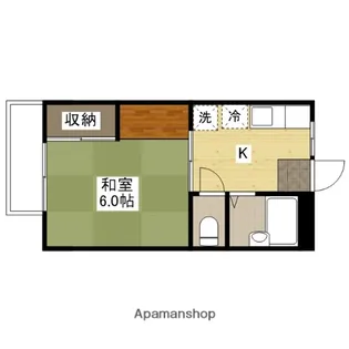 メゾンレスポワール C【102号室】の間取り