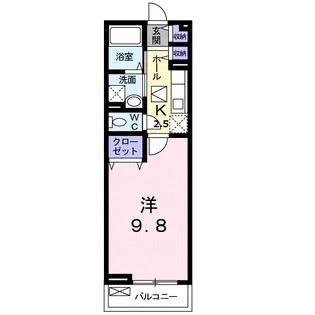 デスパシオ【1階】の間取り