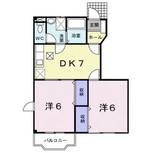 プロムナードM【1階】の間取り