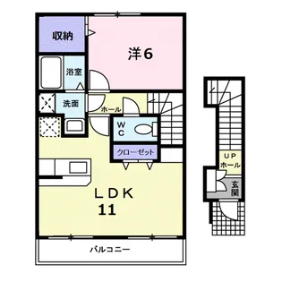 ミニヨン【2階】の間取り