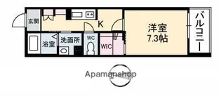 グランベレオ南手城【2階】の間取り