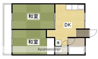 ポルテ東吉津【2階】の間取り