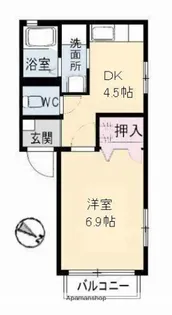 コンフォートS Ⅲ棟【2階】の間取り
