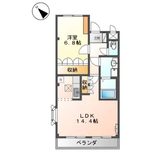 アンセスター【1階】の間取り