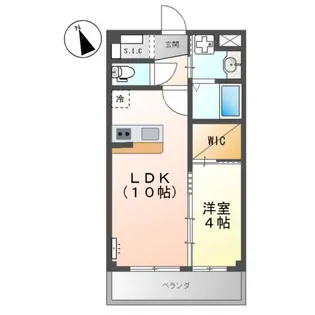 アヴァンセ【1階】の間取り