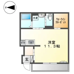 ヴィレッタ【1階】の間取り