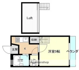 横広コーポ【2階】の間取り