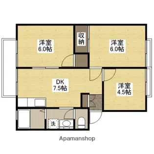 三ツ樋アーバン【2階】の間取り