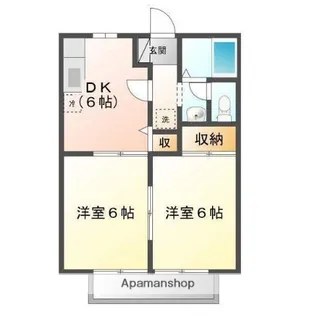 エクセレンスB【101号室】の間取り