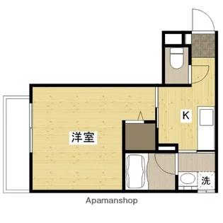 Maison de QuatreⅢ(メゾン ド キャトルⅢ)【3階】の間取り