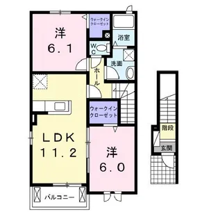 カルモ【2階】の間取り