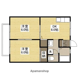 アーバン久松台ⅠC【1階】の間取り