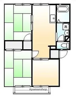 ニューサンシティ川口 B【201号室】の間取り