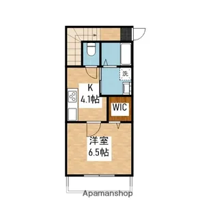 ドミール静Ⅱ【201号室】の間取り