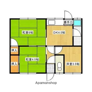池田アパート【3号室】の間取り