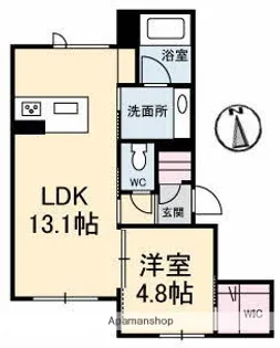 ドリーミオ【1階】の間取り