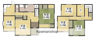 広島県福山市御幸町大字中津原【一戸建】の間取り