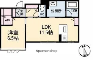 シャルマンヴィラージュ【1階】の間取り