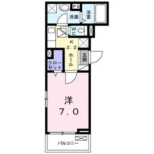 リオン B【1階】の間取り