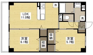 ポルポラ【3階】の間取り