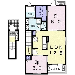 フィリップ・シャトリエ I【2階】の間取り
