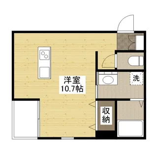 スリーズ霞町【3階】の間取り