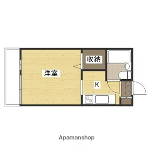 LA新徳田B【302号室】の間取り