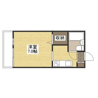 LA新徳田B【202号室】の間取り