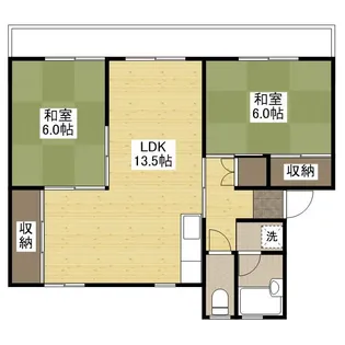 シーサイド福山Ⅱ【301号室】の間取り