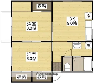 ソファレ藤井【1階】の間取り