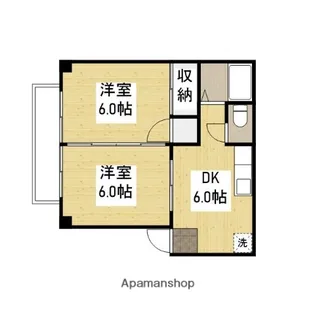 シティハイツ加茂B【201号室】の間取り