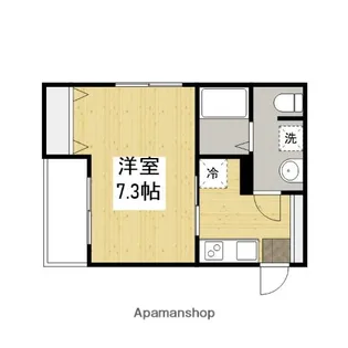 REVE南本庄【204号室】の間取り