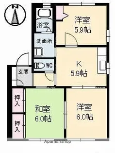 PLANET 3【1階】の間取り