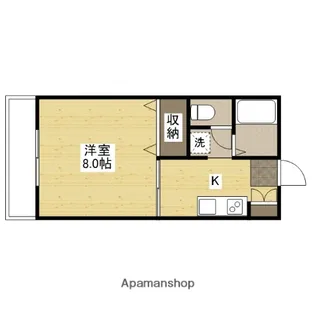 サンライト山口【2階】の間取り