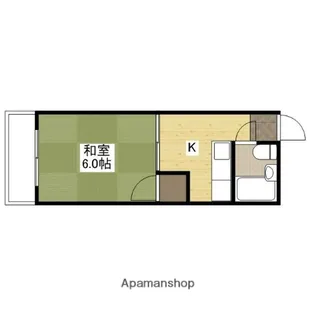 マンションMIWA【101号室】の間取り
