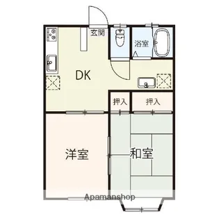 ポルテ川口B【1階】の間取り