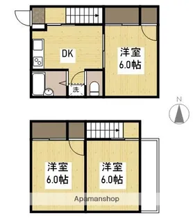 リーヴェン・ハイム【2号室】の間取り