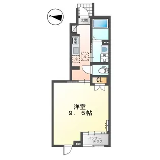 ミュゲ【1階】の間取り