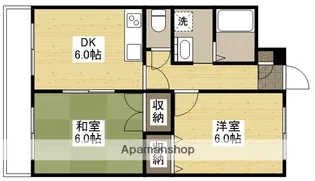 サンハーモニーキッタカ【2階】の間取り