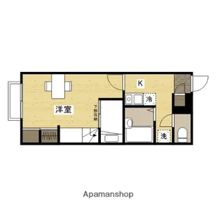 シエル神辺【206号室】の間取り