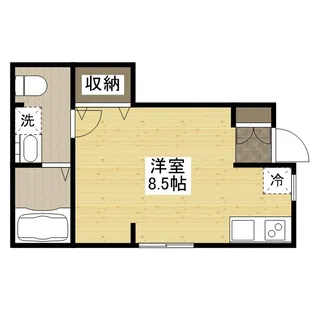 ソフィスコート多治米【106号室】の間取り