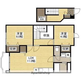 ブランドールアビテ?【202号室】の間取り