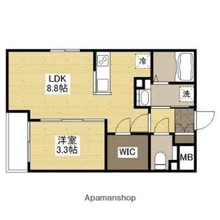 月光東福山駅前【1階】の間取り