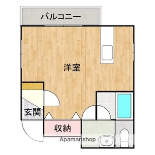 chiffon-K【1階】の間取り