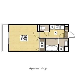 アプリシティ【2階】の間取り