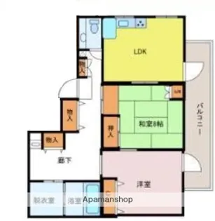 LOWEビル(レーヴェビル)【5階号室】の間取り