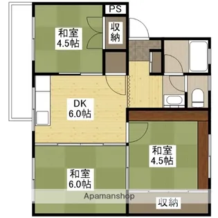3DKの間取り画像
