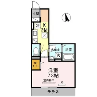 ポートサイドヴィラ Ⅰ【1階】の間取り